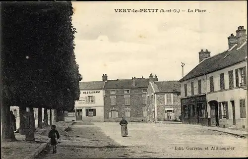 Ak Vert le Petit Essonne, La Place