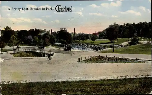 Ak Cleveland Ohio USA, A Pretty Spot, Brookside Park