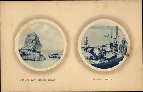 Ak Pyramid Rock Irland, A large fish catch