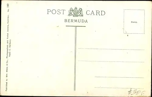 Ak St George's Bermuda, View from St Peter's church