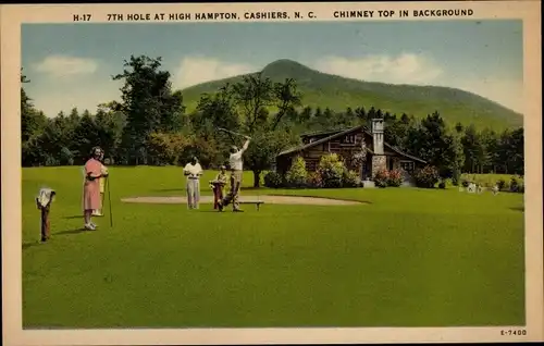 Ak Cashiers New York USA, 7th hole at High Hampton Golf resort
