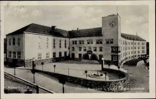 Ak Rodewisch im Vogtland Sachsen, Pestalozzischule
