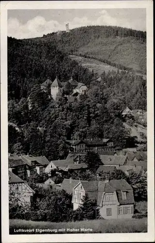 Ak Elgersburg in Thüringen, Ortspartie, Hohe Warte