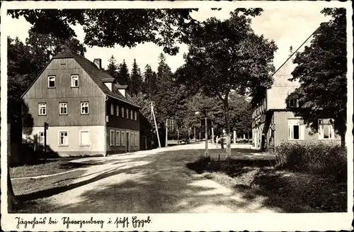 Ak Schwarzenberg im Erzgebirge Sachsen, Jägerhaus