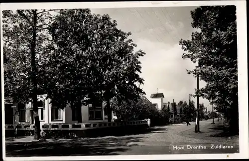 Ak Zuidlaren Drenthe Niederlande, Ortspartie