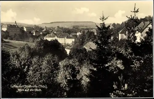 Ak Stadtroda an der Roda Thüringen, Blick auf den Ort