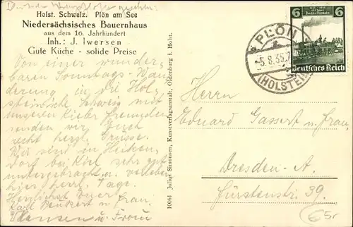 Ak Plön in Holstein, Seepartie