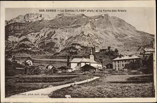 Ak La Giettaz Savoie, Panorama, Porte des Aravis