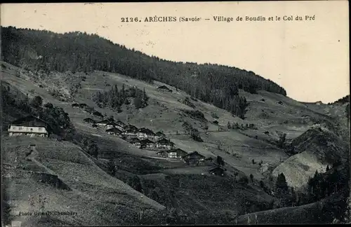 Ak Areches Savoie, Village de Boudin, Col du Pre