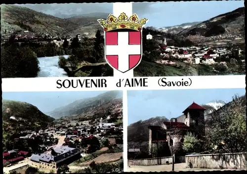 Wappen Ak Aime Savoie, Ortspartien