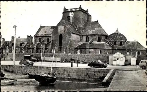 Ak Barfleur Manche, Curieuse Eglise du XVIIe siecle, Schiffe