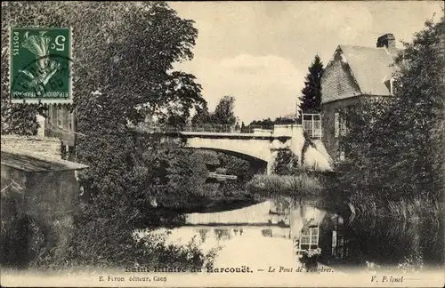 Ak Saint Hilaire du Harcouet Manche, Le Pont de Fougeres