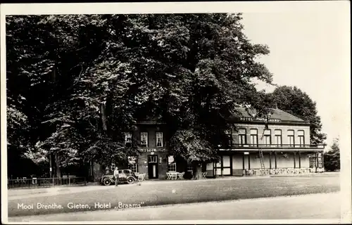 Ak Gieten Drenthe Niederlande, Hotel Braams