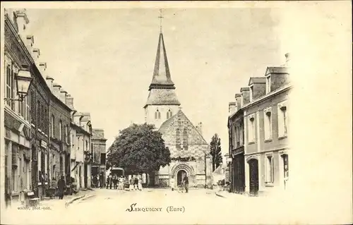 Ak Serquigny Eure, L'Eglise