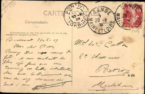 Ak Cande Maine et Loire, Château de Bourmont