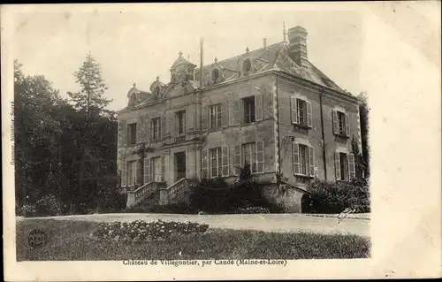 Ak Cande Maine et Loire, Château de Villegontier