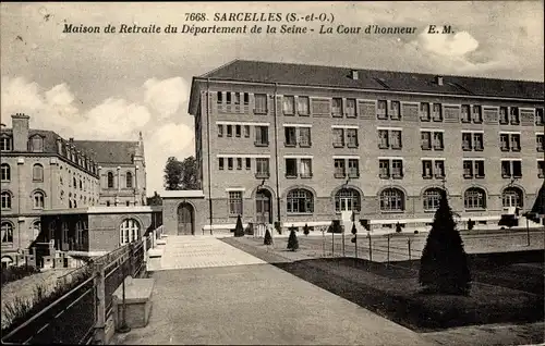 Ak Sarcelles Val d’Oise, Maison de Retraite du Departement de la Seine