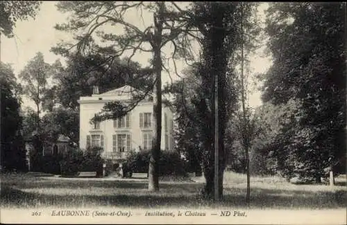 Ak Eaubonne Val d’Oise, Institution, le Chateau