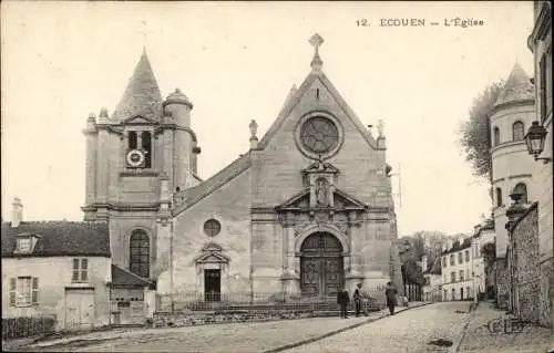 Ak Ecouen Val d’Oise, L'Eglise