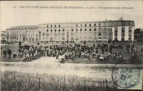 Ak Institution Saint Nicolas de Buzenval, Vue generale des batiments