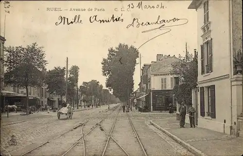 Ak Rueil Hauts-de-Seine, Avenue de Paris