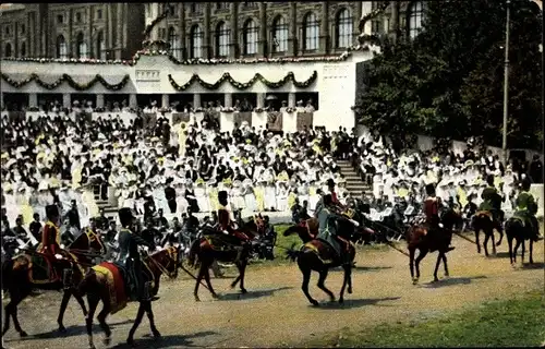 Ak Huldigungsfestzug 1908, Gruppe Galizien
