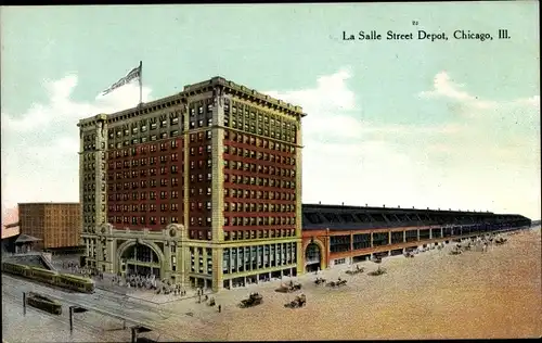 Ak Chicago Illinois, La Salle Street Depot