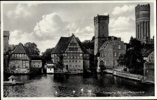 Ak Lüneburg in Niedersachsen, Bei der Ratsmühle
