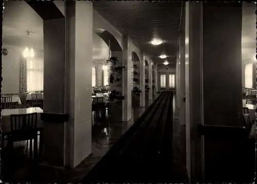 Ak Antonshöhe Breitenbrunn Erzgebirge, Sanatorium, Speisesaal