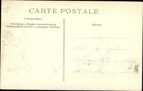 Ak Villeneuve Saint Georges Val de Marne, Le Chateai sur l'Yerre