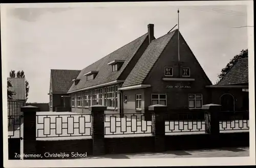 Ak Zoetermeer Südholland, Christelijke School