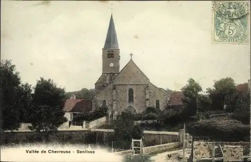 Ak Senlisse Yvelines, Un coin de Eglise