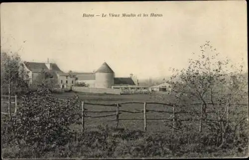 Ak Bures Essonne, Le Vieux Moulin et les Haras