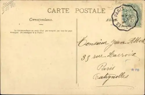 Ak Herblay Val d’Oise, Vue de Montigny les Cormeilles