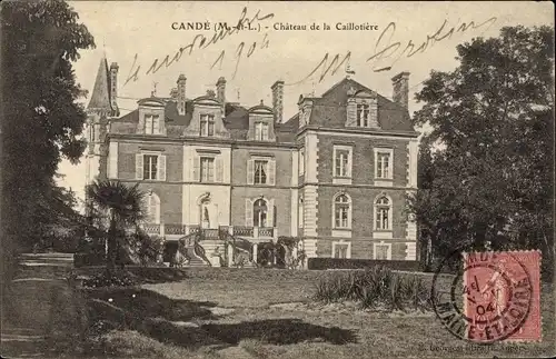 Ak Cande Maine et Loire, Château de la Caillotière