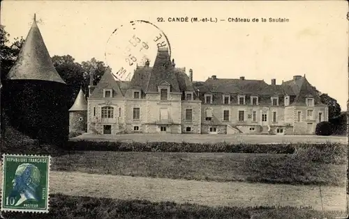 Ak Cande Maine et Loire, Château de la Saulaie