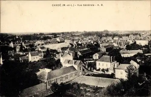Ak Cande Maine et Loire, Gesamtansicht