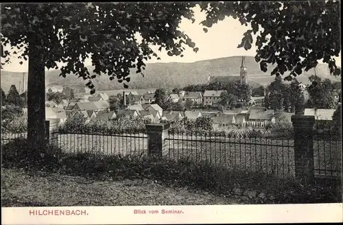 Ak Hilchenbach in Westfalen, Blick vom Seminar