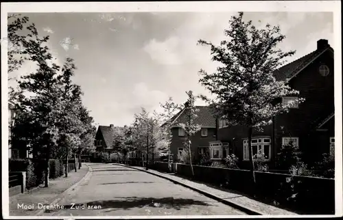 Ak Zuidlaren Drenthe Niederlande, Ortspartie