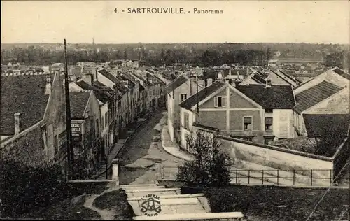 Ak Sartrouville Yvelines, Panorama