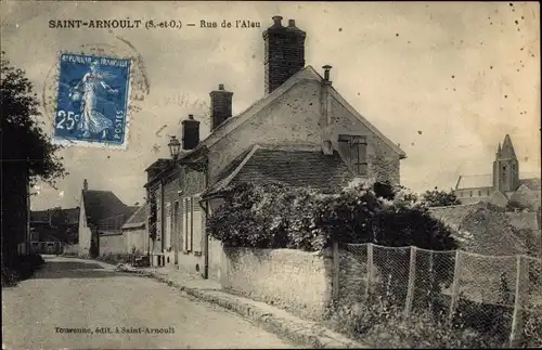 Ak Saint Arnoult en Yvelines, Rue de l'Aleu