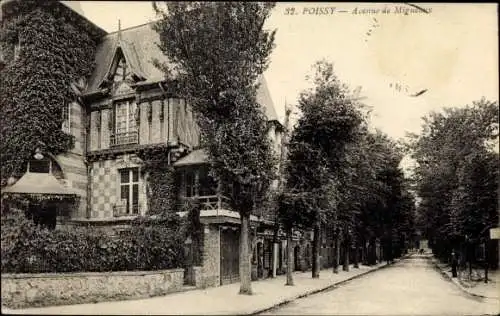 Ak Poissy Yvelines, Avenue de Migneaux