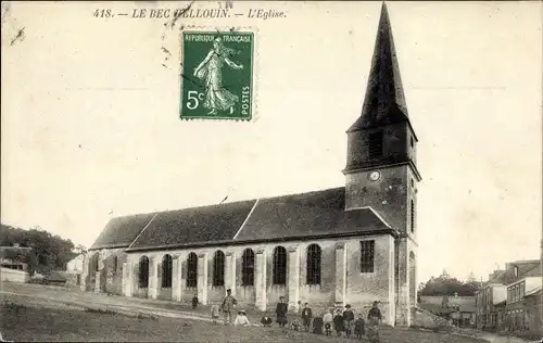 Ak Bec Hellouin Eure, L'Eglise