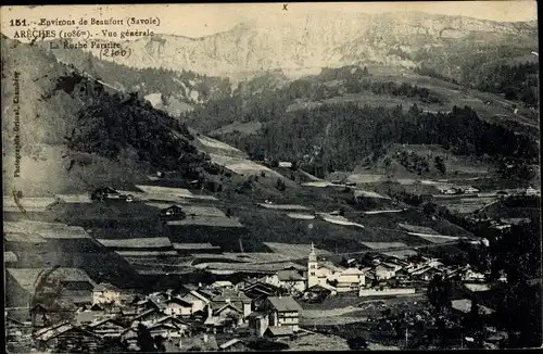 Ak Areches Savoie, Gesamtansicht, La Roche Pastire