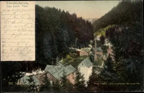 Ak Friedrichroda im Thüringer Wald, Das kühle Tal