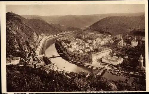 Ak Bad Ems an der Lahn, Panorama vom Ort