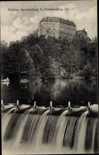 Ak Frankenberg an der Zschopau Sachsen, Schloss Sachsenburg