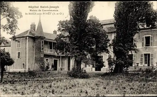 Ak Saint Brice Val d’Oise, La Maison de Convalescence, Hopital Saint Joseph