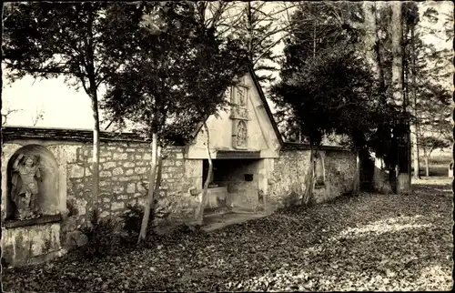 Ak Saint Clair Sur Epte Val d’Oise, Vue interieure de l'Ermitage