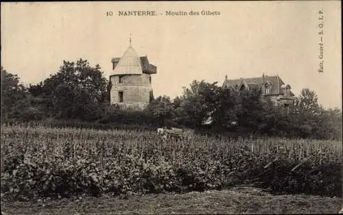 Ak Nanterre Hauts de Seine, Moulin des Gibets